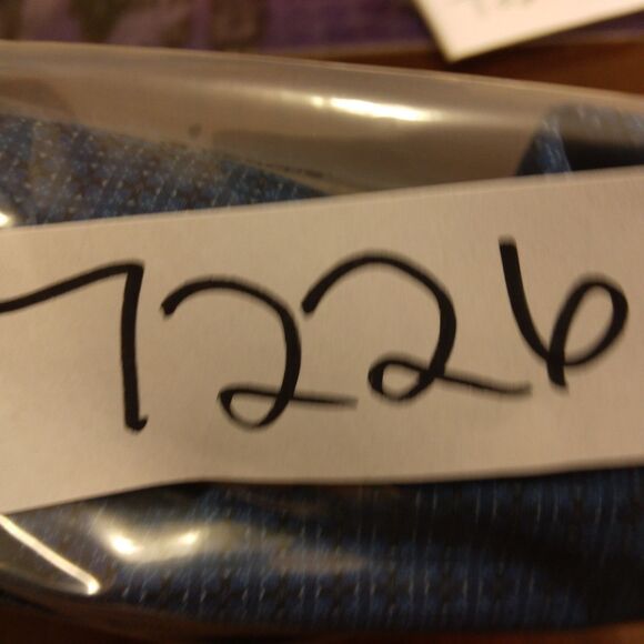 Lucky Brand shirt mens L Large blue geometric all over 4 way stretch performance - Picture 8 of 8